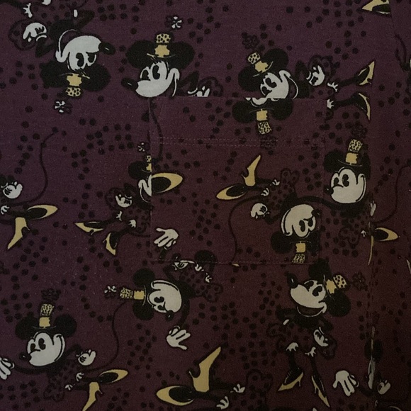 Lularoe Purple Minnie Mouse High Low T Shirt Dress - Picture 4 of 4